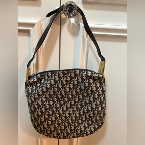 CHRISTIAN DIOR HOBO SHOULDER BAG - Picture 1 of 13